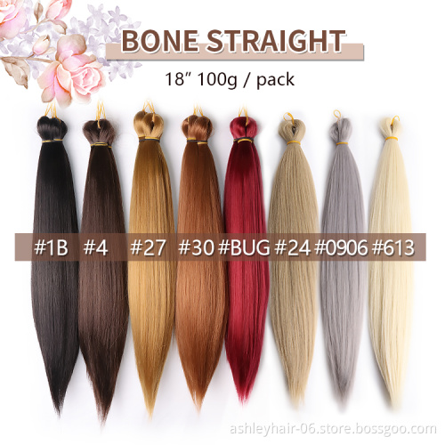Julianna Bone Straight Hair Color Bundles Two Tone Blonde Burgundy Wholesale 30 Inches Cheapest Attachment Women Bone Straight